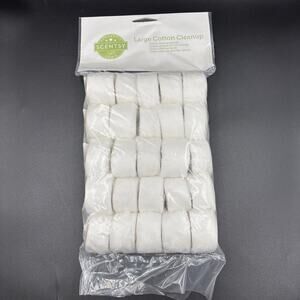 Scentsy Large Cotton Clean Up Pack of 25 New Sealed